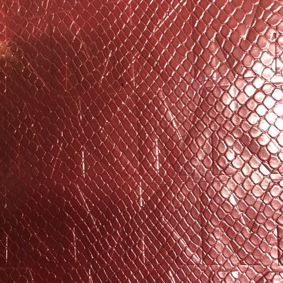 Michael Kors Burgundy Embossed Leather Satchel - Picture 10 of 14